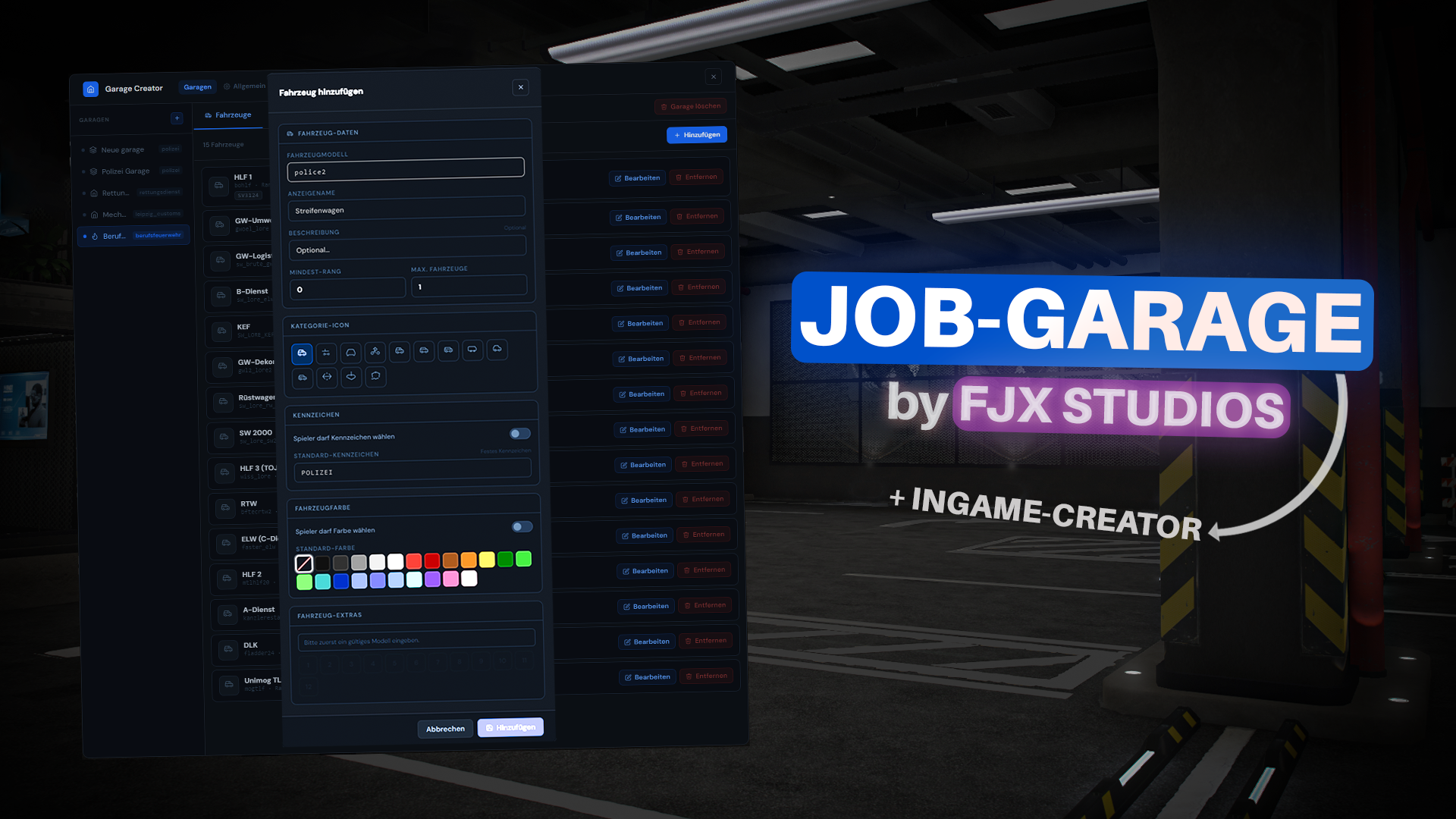 JOB-GARAGE SYSTEM